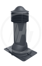 Выход вентиляции Viotto d-110 h-550, утепленная, с универсальным проходным элементом