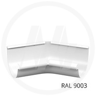 Угол желоба внутренний 135° (125мм) МК-Бауфорт