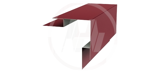 Планка угла наружного сложного сайдинга бревно